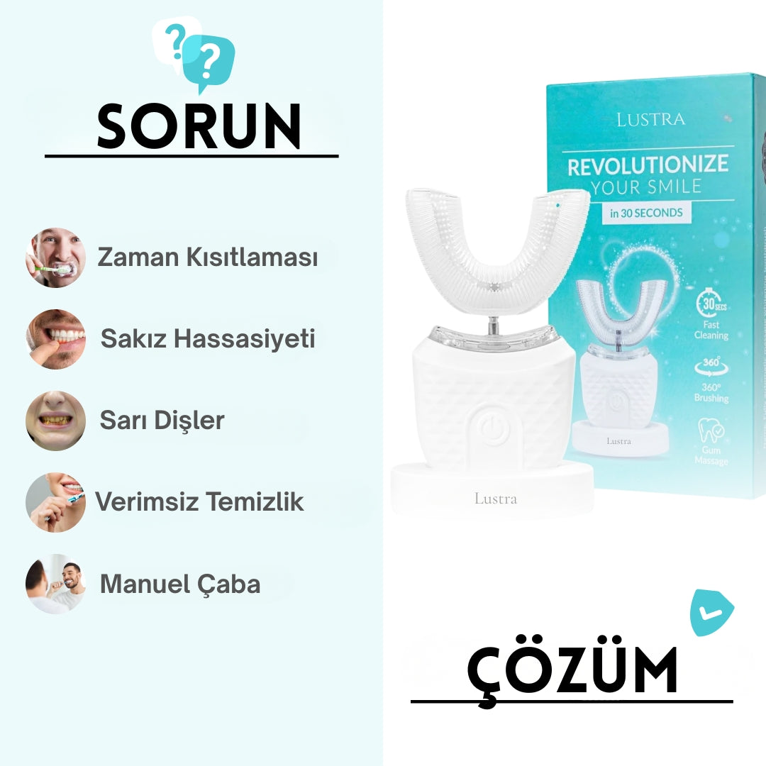 360 Derece Elektrikli Diş Fırçası