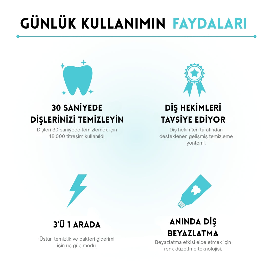 360 Derece Elektrikli Diş Fırçası